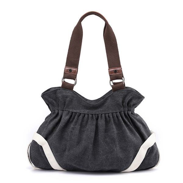 

большой карман повседневная сумка женская сумка плеча сумки холст кожа емкость сумки мода женщины сумки посыльного