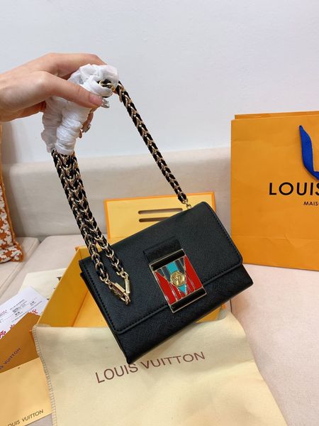 

2020 new fashion bags shopping party charm wild shoulder bagsuvz, Black