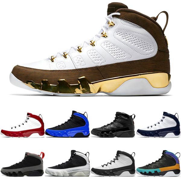 

jumpman og 9 9s basketball shoes gym red black blue dream it do it bred og space jam unc mens sports sneakers