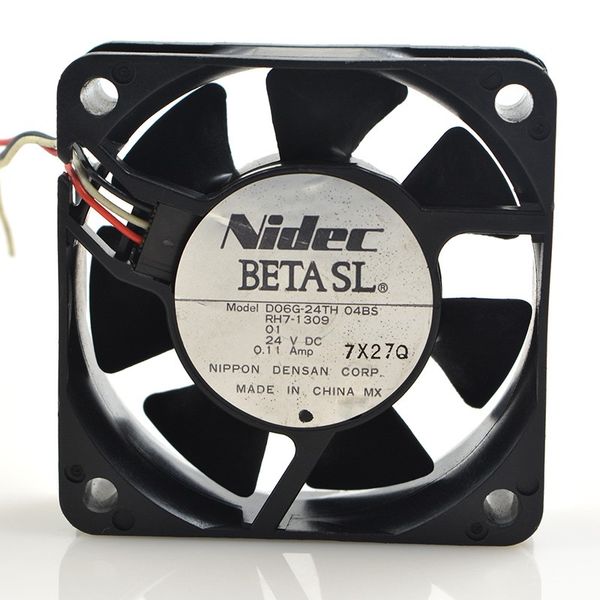 

nidec 6cm d06g-24th 04bs 6020 24v 0.11a printer copier fan