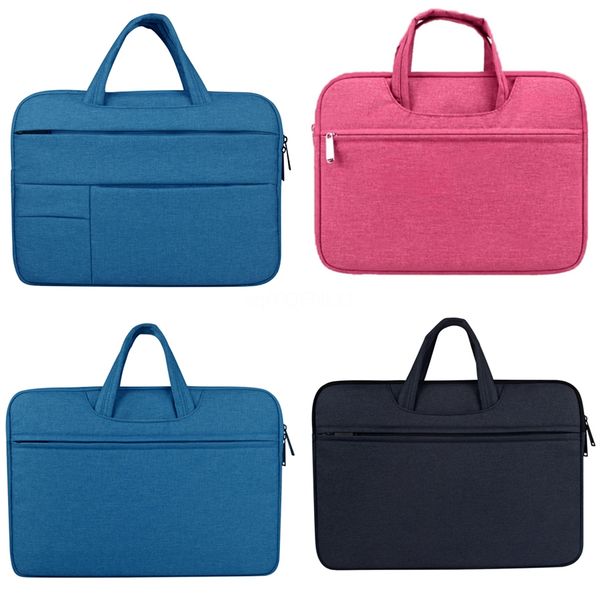 

oyixinger men's briefcase men vintage handbag for men leather lapbag leather porte document office bags for macbook 15.6 #545