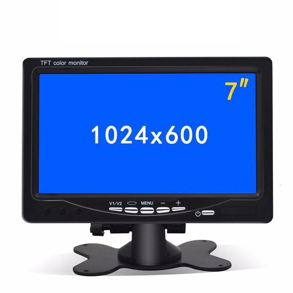 

7 inch car headrest display monitor rear view display and wifi rearview reverse backup camera car tv
