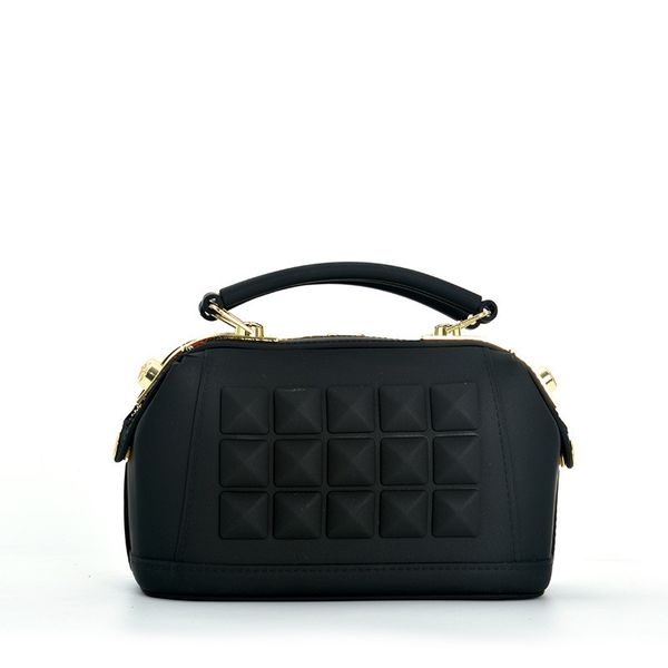 

matte matte rivet jelly package mini double portable fashion handbag new shoulder slung handbag