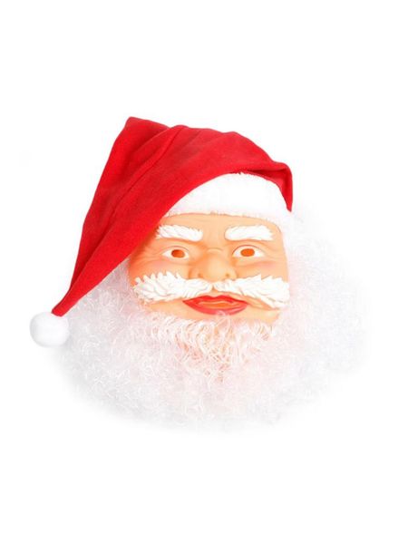 

santa claus mask realistic full face latex mask funny cosplay props costume for christmas party party supplies