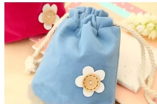 

2019 candy color flower coin purses/wallets holders, Red;black