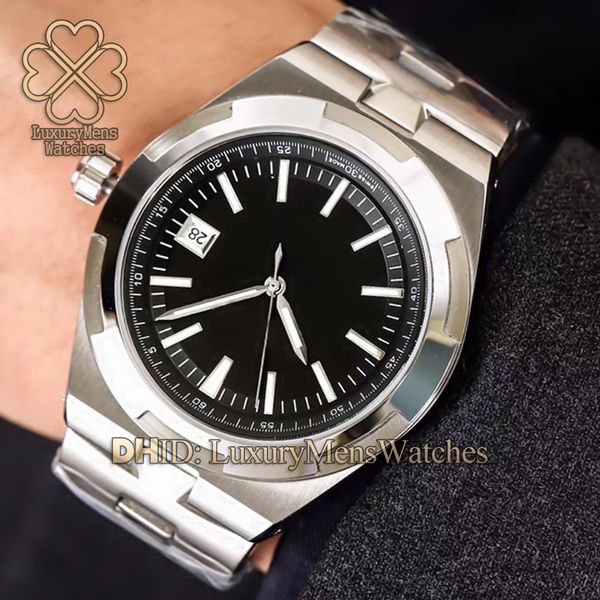 

7 styles luxury watch 4500v/110a-b483 silver steel belt watch 316l steel 8213 automatic movement calendar watch relojes de lujo para hombre, Slivery;brown