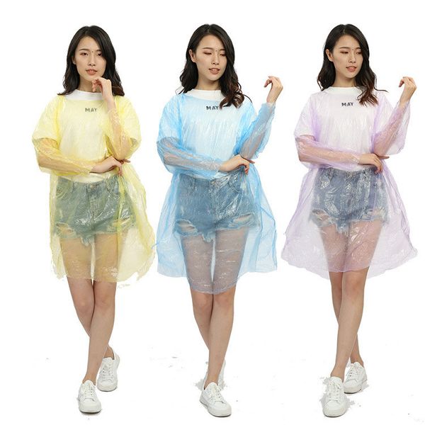 

disposable rainwear raincoats simple outdoor portable poncho rain coat rain wear outdoor sports rain gear t2i5356