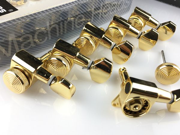 

gold guitar tuning pegs locking tuners electric guitar machine heads tuners jn-07sp ( with packaging )
