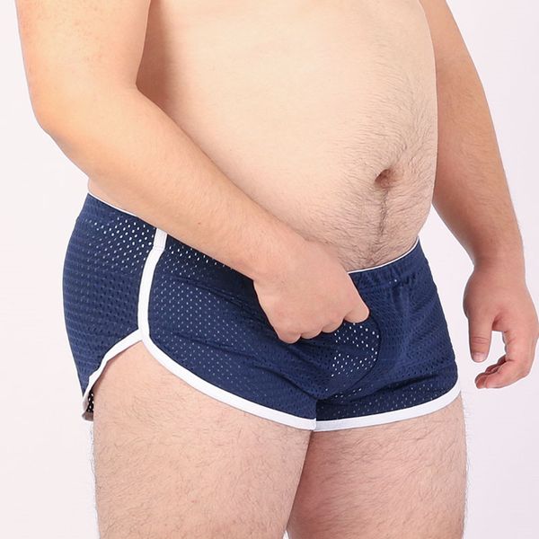 

5 pcs/lot new arrival male mesh underwear men's net boxers breathable underpants arrow pants shorts 6 colors  l xl xxl xxxl, Black;white