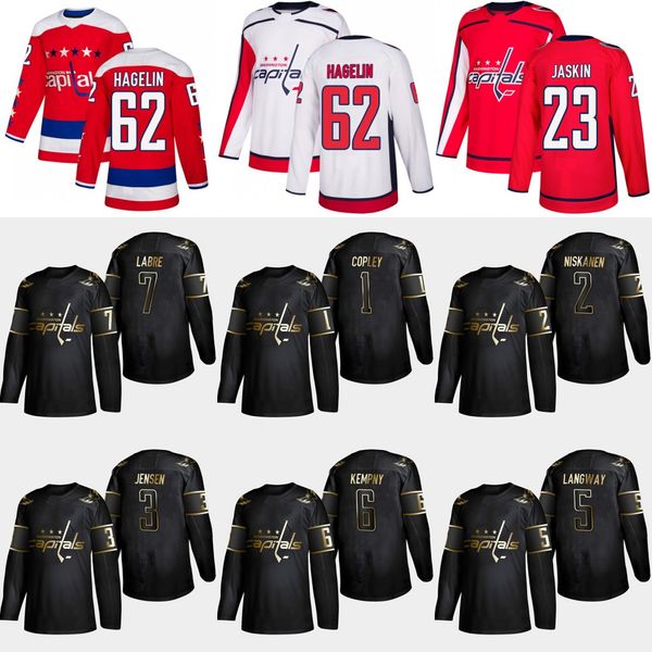 

1 Pheonix Copley 2019 Golden Edition Washington Capitals 6 Michal Kempny 5 Rod Langway 3 Nick Jensen 7 Yvon Labre 2 Matt Niskanen Jersey
