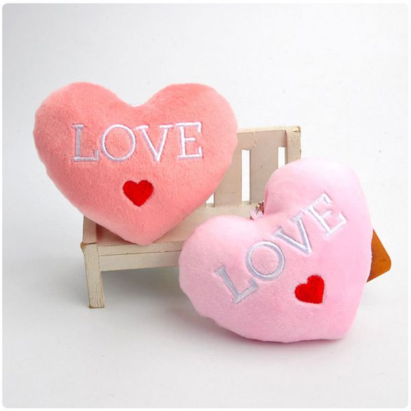 

vfqch 9cm super soft cute lovely plush heart toys pendant doll wedding decoration dolls children kids birthday gift