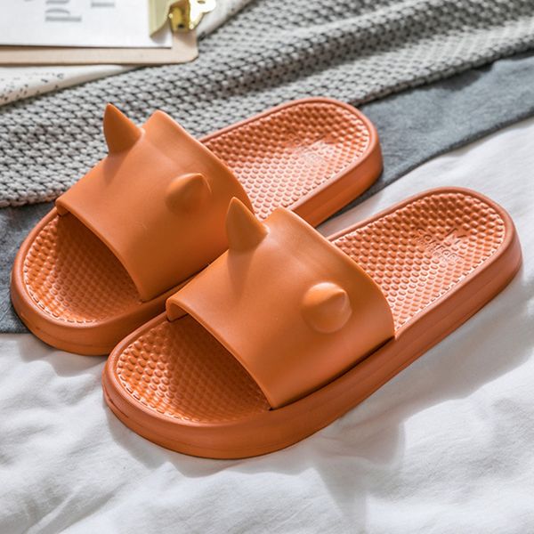 

пара мультфильм нескользящей обуви мягкий пляж ladies слайды противоскользящим тапочки повседневная прогулка сандал главная женщины обувь y2, Black