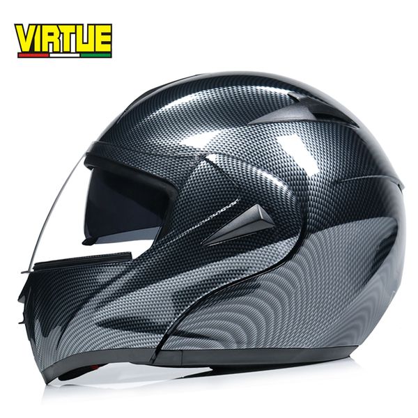 

casco capacetes motorcycle helmet dual visor modular flip up motocross helmet dot approved
