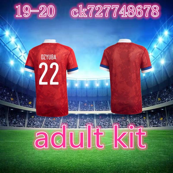 

2020 russia home soccer jerseys 19 20 national team akhmetov dzyuba golovin soccer shirt smolov yusupov football uniform, Black;yellow