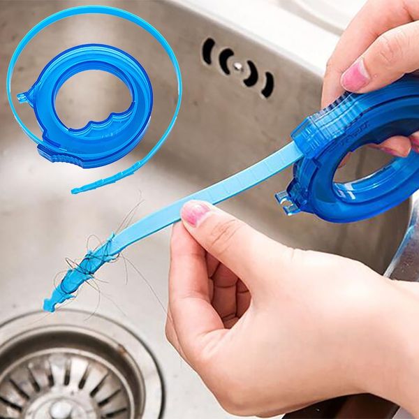 

2019 pipe cleaning hook drain snake hair drain clog remover sewer hook cleaning tool for bathroom toilet kitchen dhl an2542