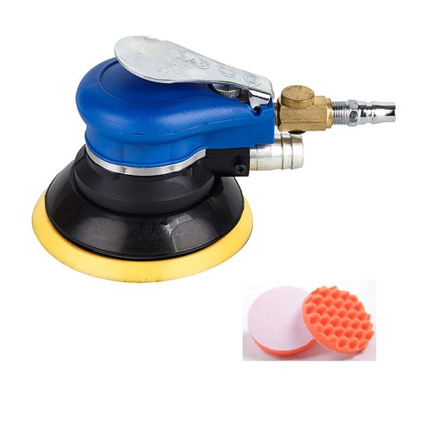 

promotion--5 inch non-vacuum matte surface circular pneumatic sandpaper random orbital air sander polished grinding machine hand