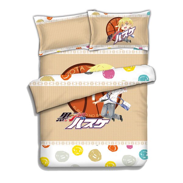 

japanese full size anime basketball action figure printing bedding set duvet cover pillowcase for bed