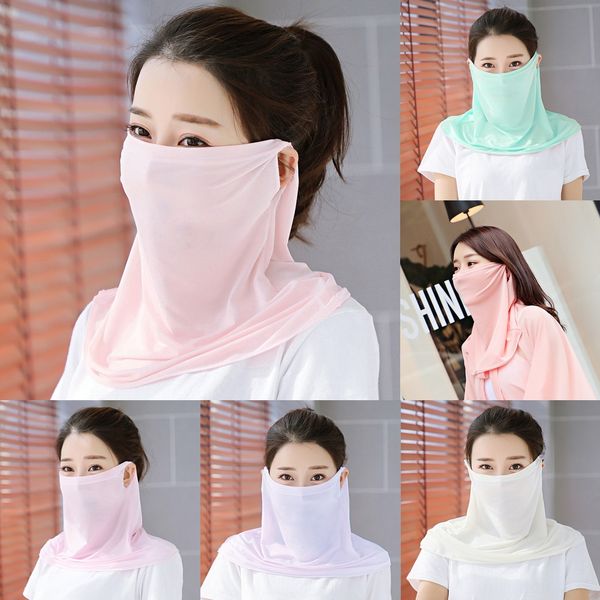 

qbe5u fashion 3d seamless scarf magic neck head balaclava women warmer tube half face mask bandana bicycle headwear headband ski hiking camp, Black