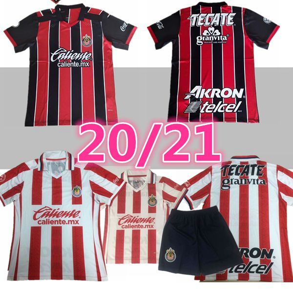 

men + kids 2020 2021 mexico man guadalajara chivas home away soccer jersey o.peralta home 20 21 football shirt s-2xl, Black;yellow
