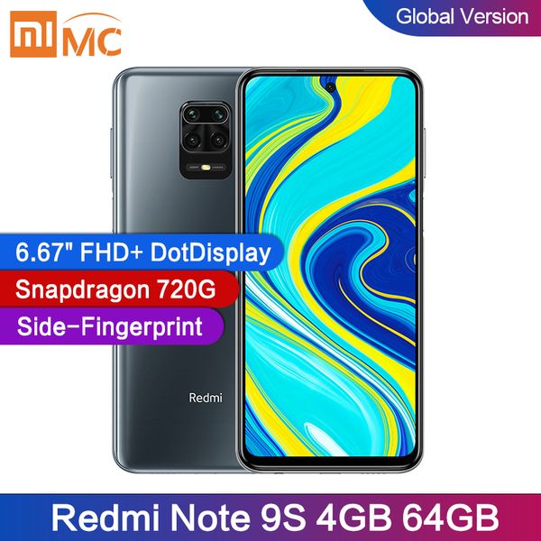 

(presale)2020 global version xiaomi redmi note 9s 4gb 64gb smartphone snapdragon 720g octa core 5020 mah 48mp quad camera 18w quick charging
