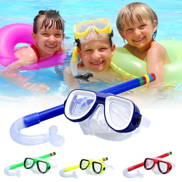 

diving masks snorkeling children goggles + suction tube set material pvc non-toxic environmental protection ch