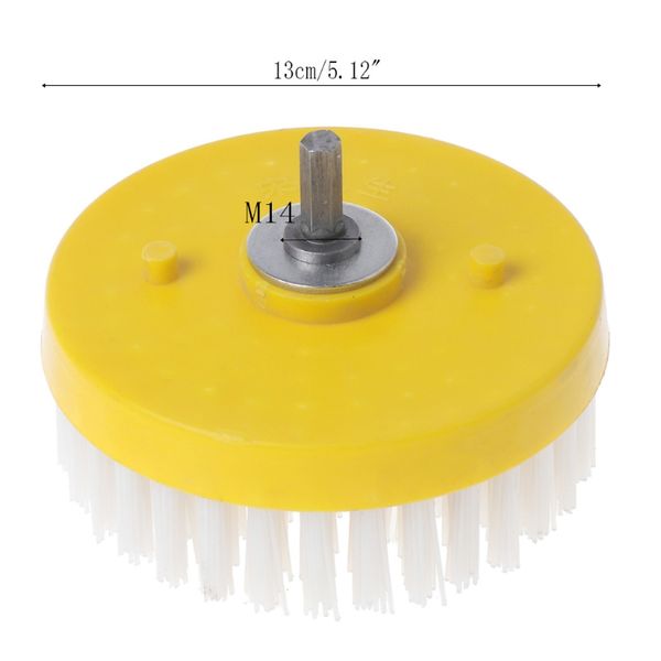 

dia 130mm black drill power scrub clean brush leather plastic wooden furniture 19qb