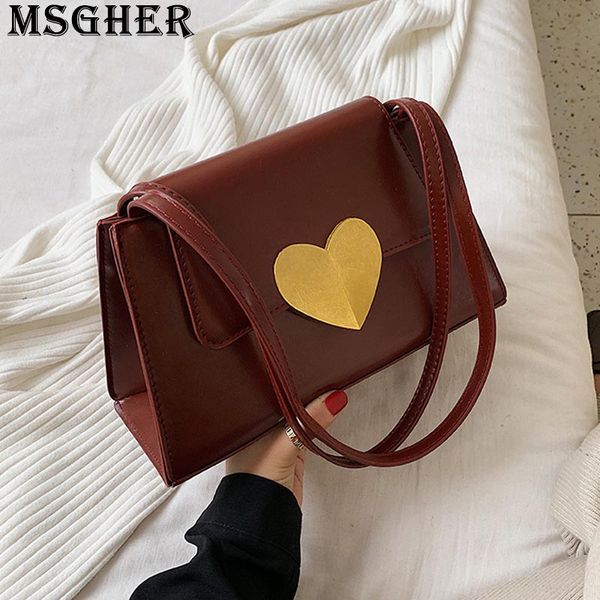 

msgher flap solid delicate hasp women shoulder axillary bag autumn concise style fashion new style practical girl bag wb3253