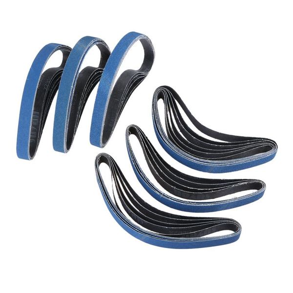 

10pc 25x762mm abrasive sanding belt for air belt sander alumina oxide sanding screen 1inch x30inch for metal with grit 60 80 120