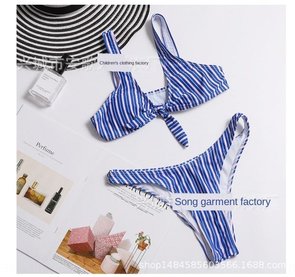 

high waist split striped bikini high waist split striped bikini swimsuit swimsuit swimsuit, White;black