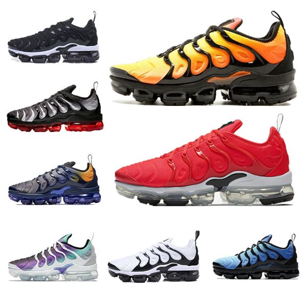 

new tn plus повседневной обувь для мужчин женщин royal smokey сиреневой строки colorways обуви дизайнер тройной белых черных кроссовки мужск