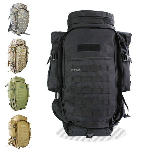 

большая емкость molle сумка мужчины женщины кемпинг треккинг путешествия рюкзак тактические сумки прочная охота альпинизм сумка