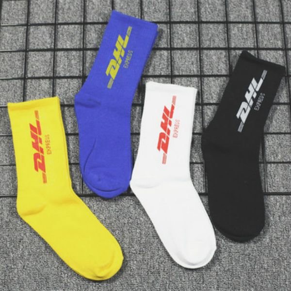 

mens and women sock street socks popular logo medium tube socks college of the style skateboard sports medium hose new, Black