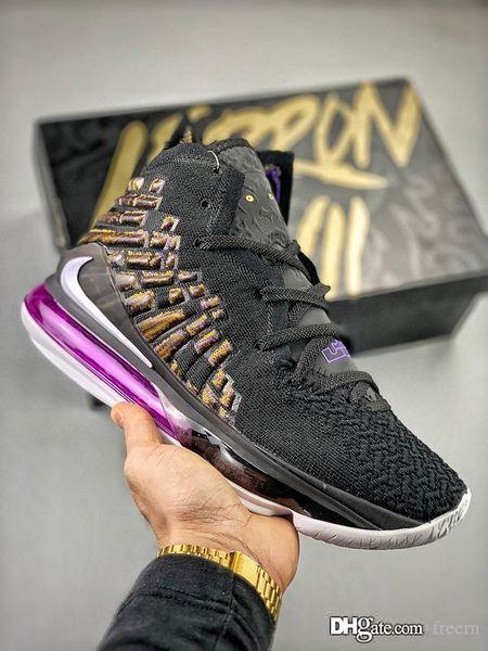 

nl17bq 2020 casual shoes lebron 17 mens lakers basketball shoes zoom black white equality oreo amarillo designer shoes bq3177-004