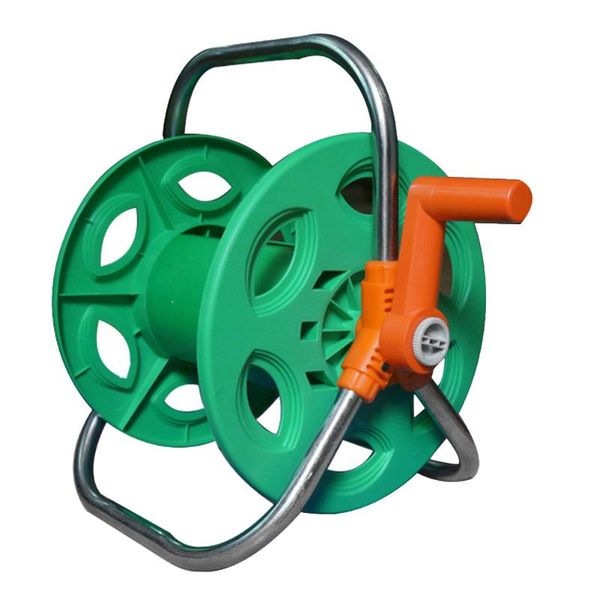 

portable tool heavy duty garden space saving pp outdoor yard rust resistant water hose reel stainless steel handle organizer