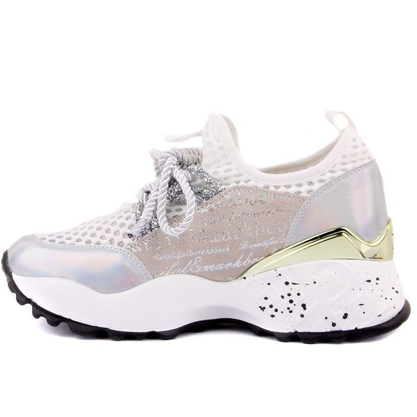 

guja-white high bottom women 's casual shoes, Black