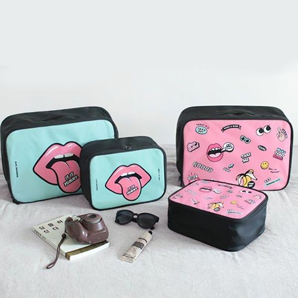 

2019 new fashion multi-function travel storage cosmetic bag men and women portable waterproof wash bag