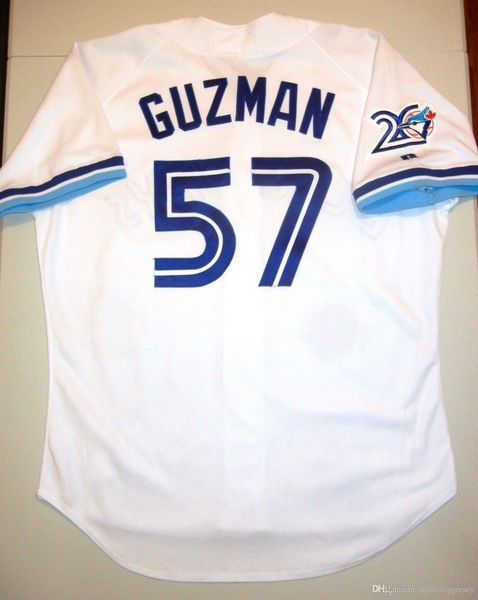 

retro new new #57 juan guzman toronto white 1996 patch jersey 48 olerud mens stitched baseball jerseys, Black;blue
