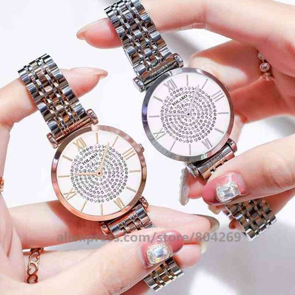 

wholesale luxury women watches colorful women watch full rhinestone alloy quartz wristwatches, Slivery;brown