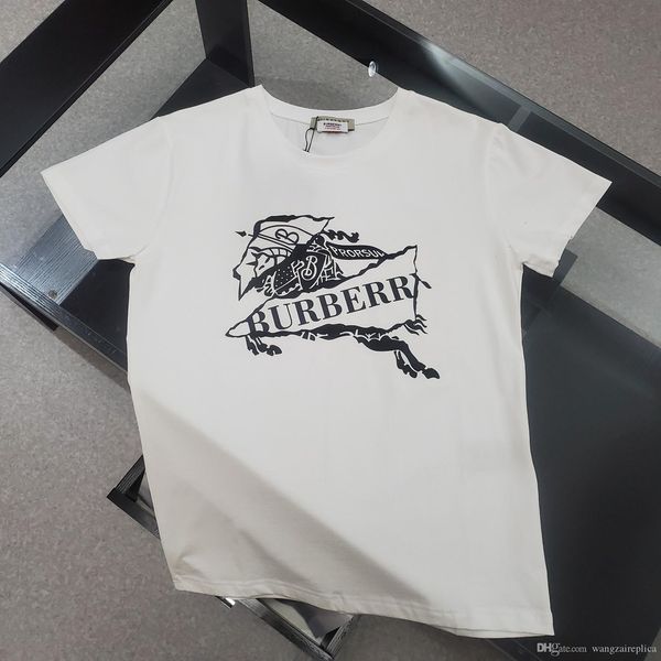 

new spring paris mens 2020 luxury designer tshirt clothes summer short sleeve mans womans tshirt tee plussize classic chest horse 5.12, White;black