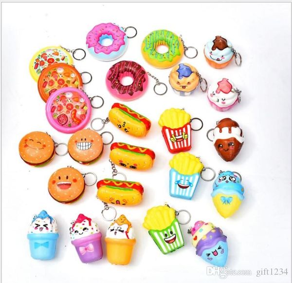 

mixing bread doughnut icecream squishy toy slow rising jumbo stress relieve dolls multicolor children squeeze toys kids decompression toys