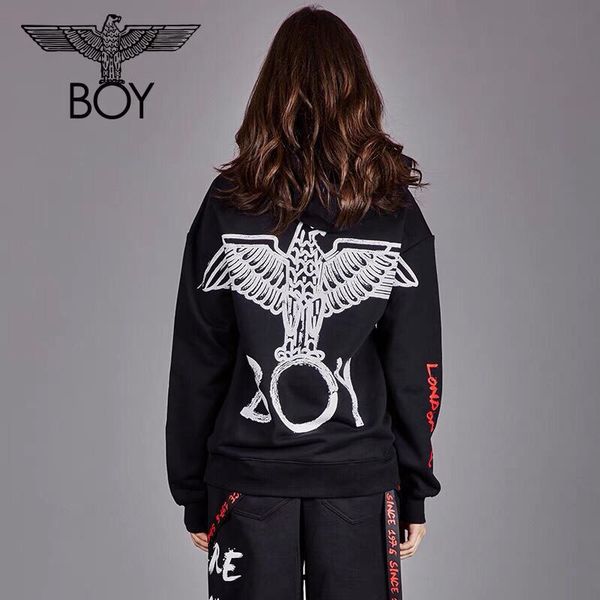 

2019 горячие продаем женщин mens зимы вскользь марка толстовки моды пуловер streetwear topcasual толстовка бесплатная доставка b105332d, Black