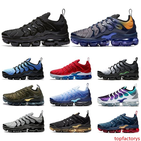

tn plus men women running shoes chaussures triple white black gold grape hyper blue orange mens sneakers sports runners size 5.5-13