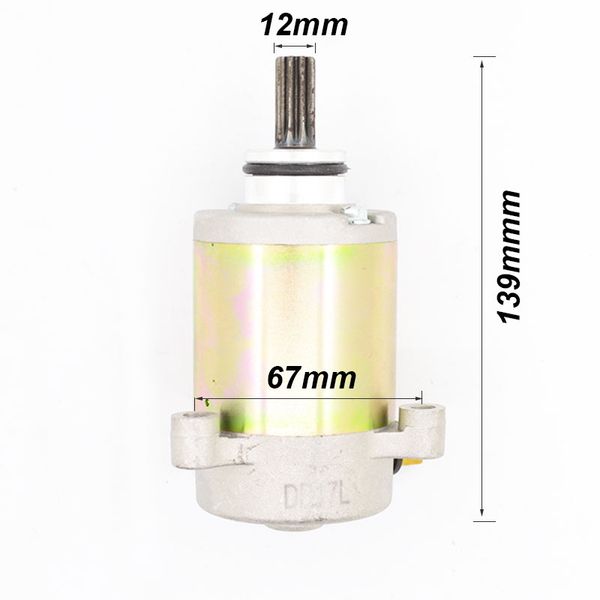 

motorcycle engine electric starter motor for qingqi suzuki qs100 qs125 qs 100 125 engine spare parts