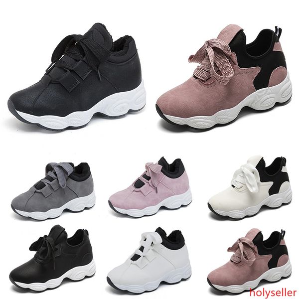 

non-brand women running shoes white black pink grey suede outdoor walking breathable comfortable sports sneakers 36-40 style 15
