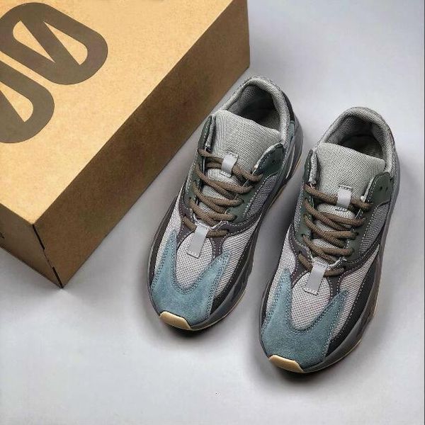 

2020 fashion kanye west men women running shoes 3m reflective teal blue new color arrival mens trainers fashion sneakers us12