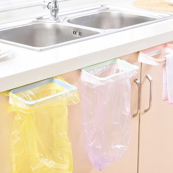 

cupboard door back hanging trash rack storage kitchen garbage rubbish bag can holder hanging kitchen cabinet trash rack