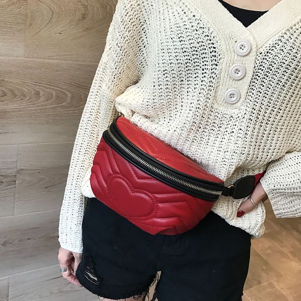 

love crossbody waist pack chest bag shoulder bags messenger pocket bags women leather fashion 2019 wild phone bag purse bolsos #