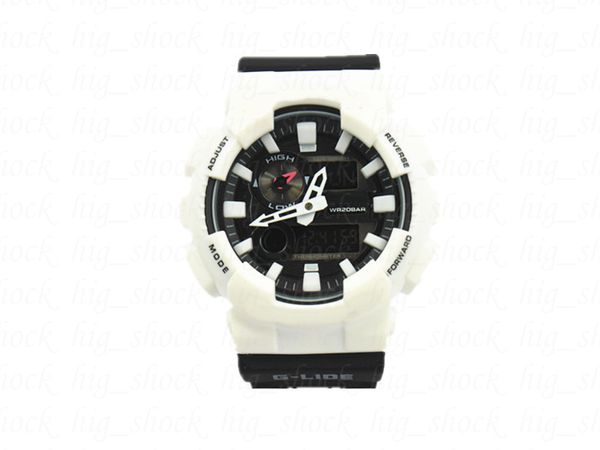 

new arrival ax brand men's wristwatch, sport dual display gmt digital led reloj hombre military watch relogio masculino teens, Slivery;brown