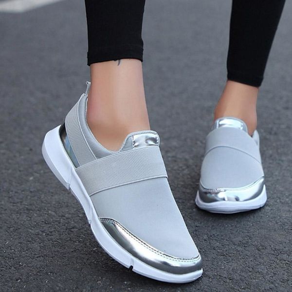 

spring autumn women slip on loafers ladies casual comfortable flats female breathable stretch cloth shoes fashion