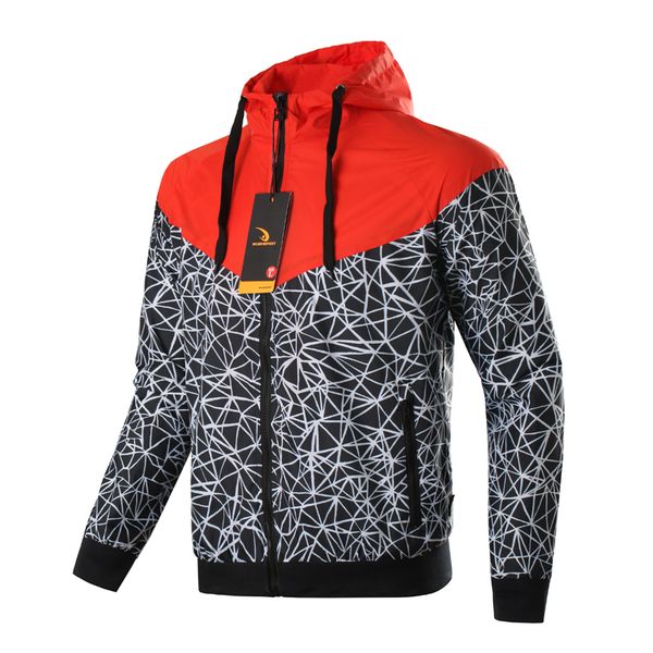 

new spring and fall new men's hooded jacket men casual fashion thin windbreaker zipper coats ing, Black;brown